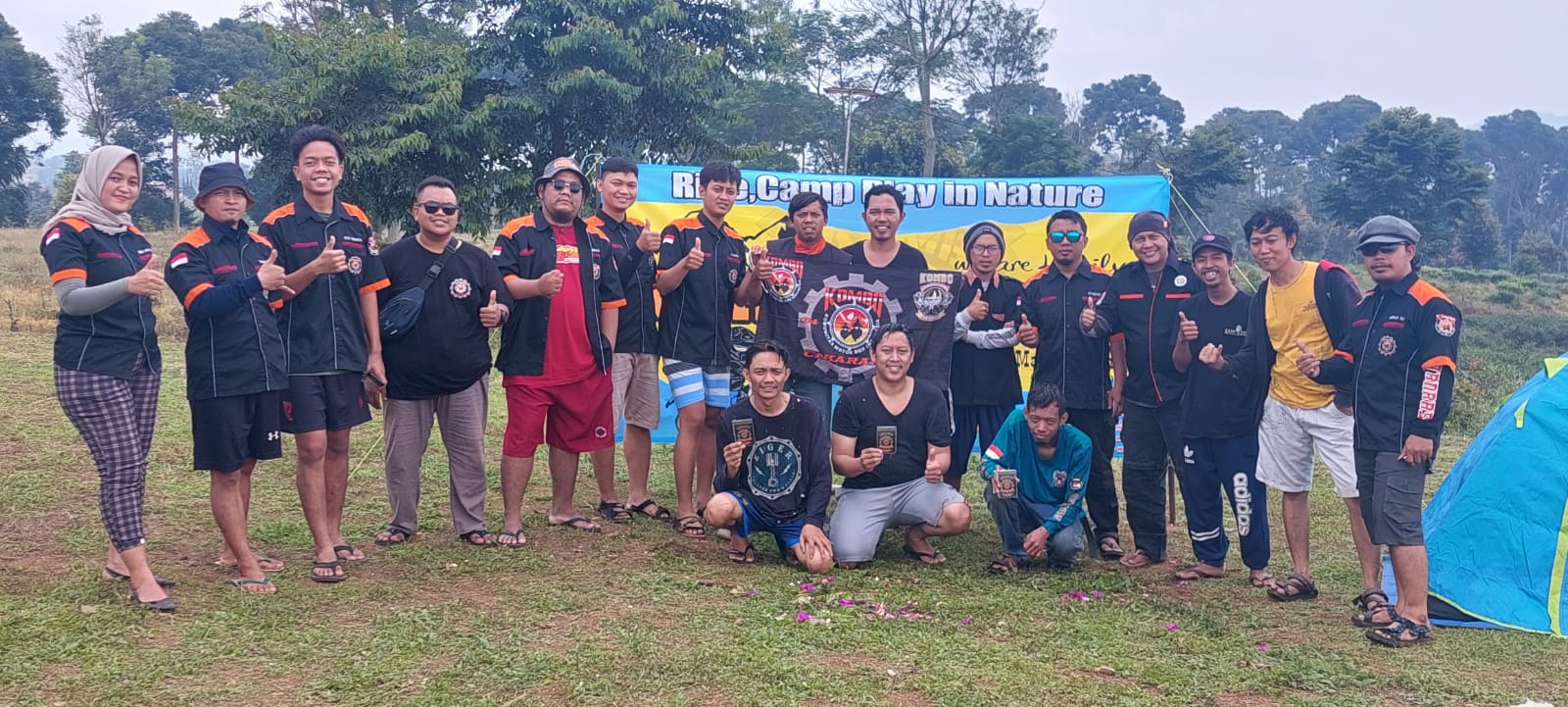 KOMBOCI Gelar Healing Time Dengan Touring & Camping