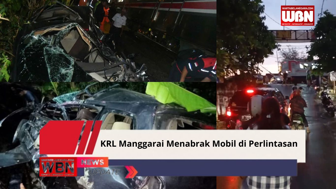 KRL Manggarai-Bogor Tabrak Mobil di Perlintasan Kedungbadak