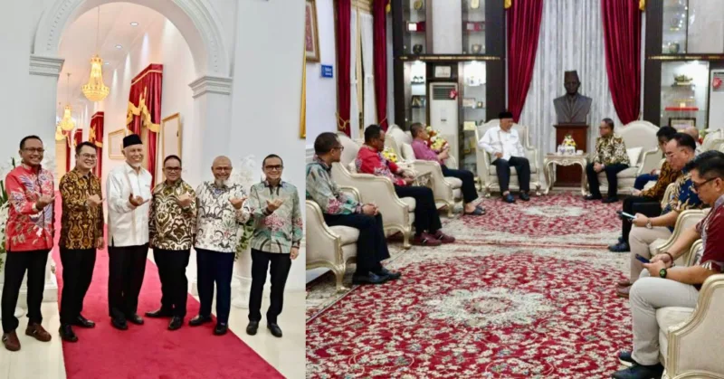 Gubernur Sumbar Terima Direksi PT Asuransi Bangun Askrida