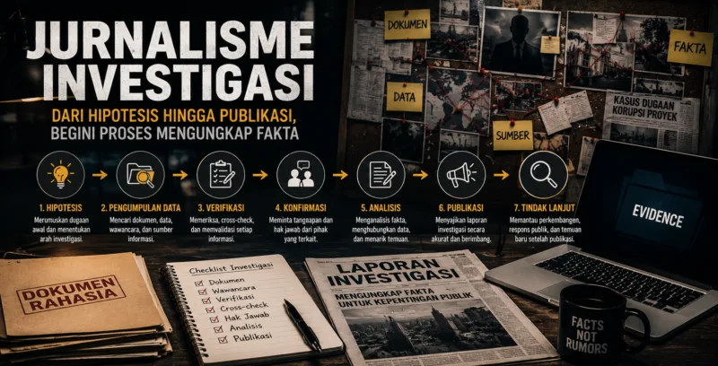 Bagaimana Jurnalisme Investigasi Bekerja? Dari Hipotesis hingga Publikasi